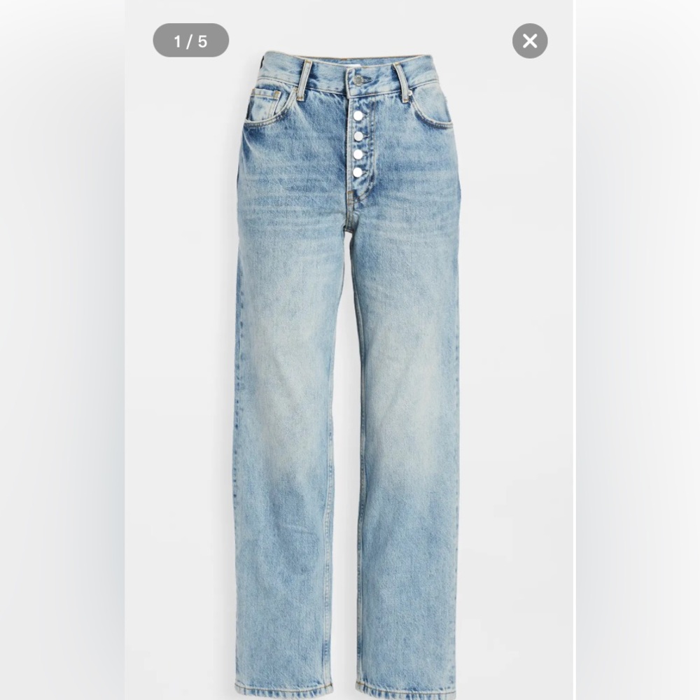 Anine Bing Light Blue High-Rise Jeans